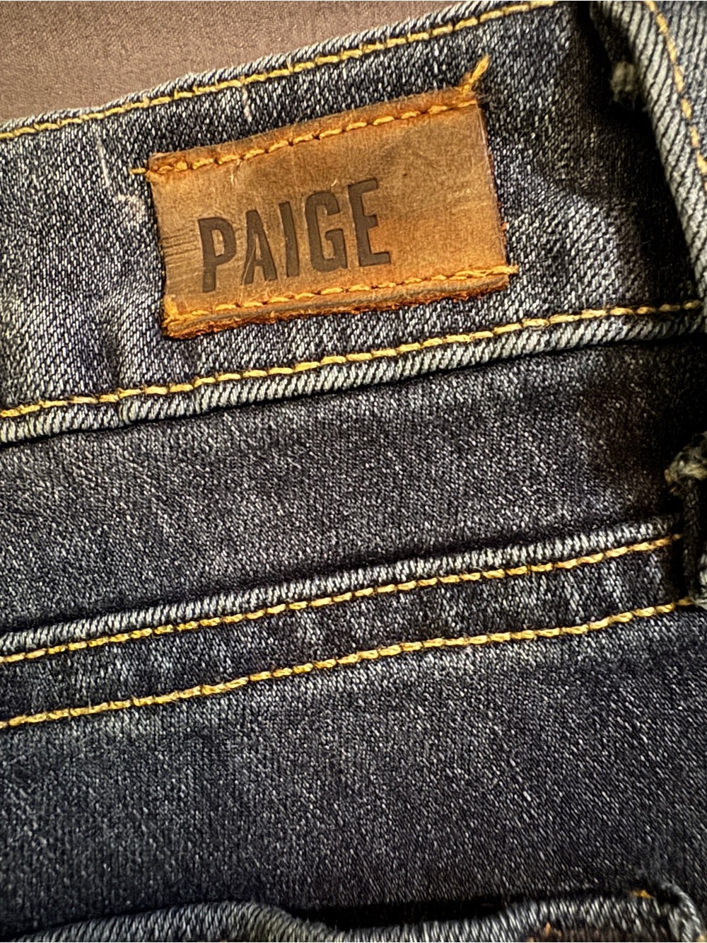 PAIGE Women’s Dark Blue Denim Jeans - Skyline Skinny - size 32